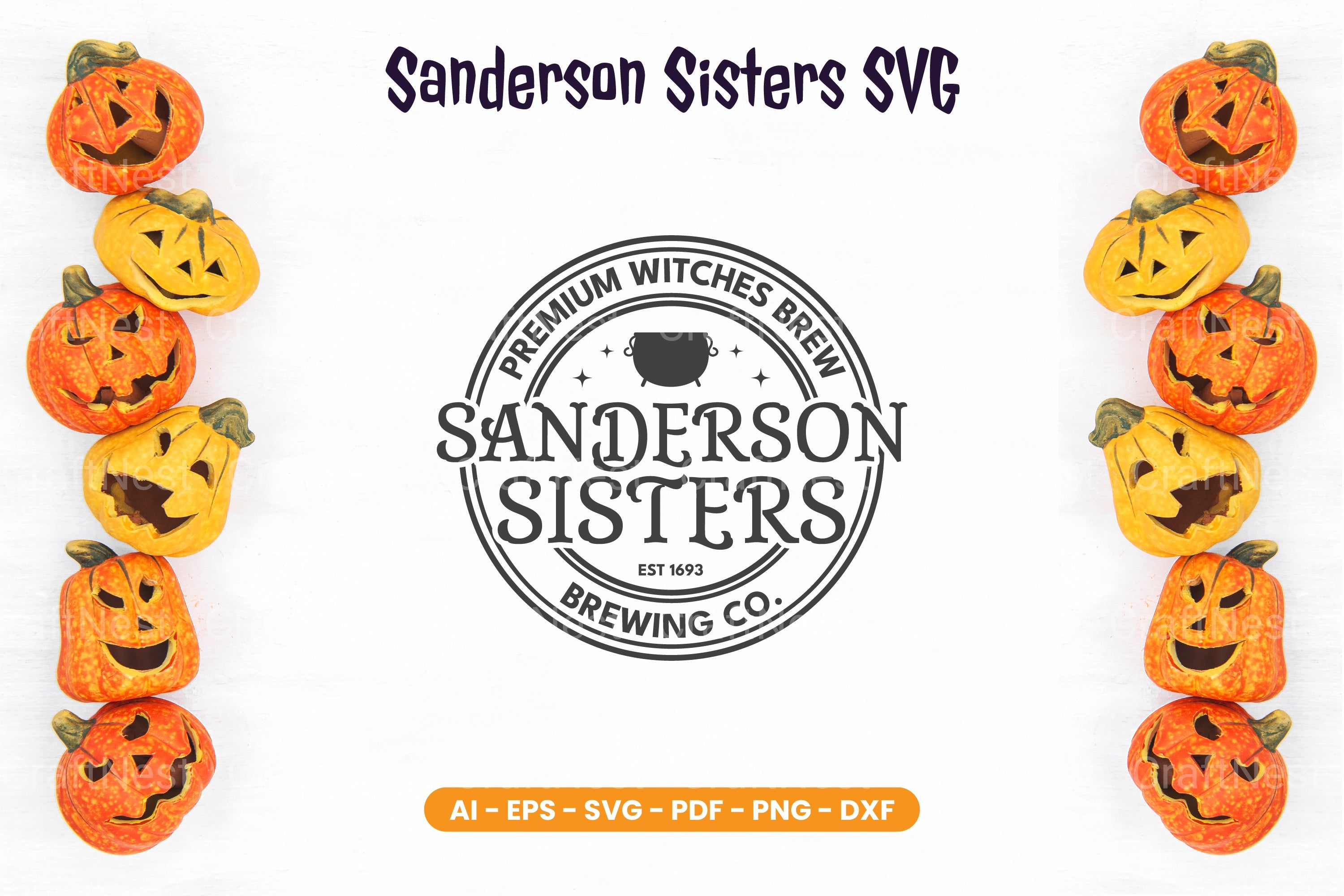 Sanderson Sisters SVG Clipart Bundle