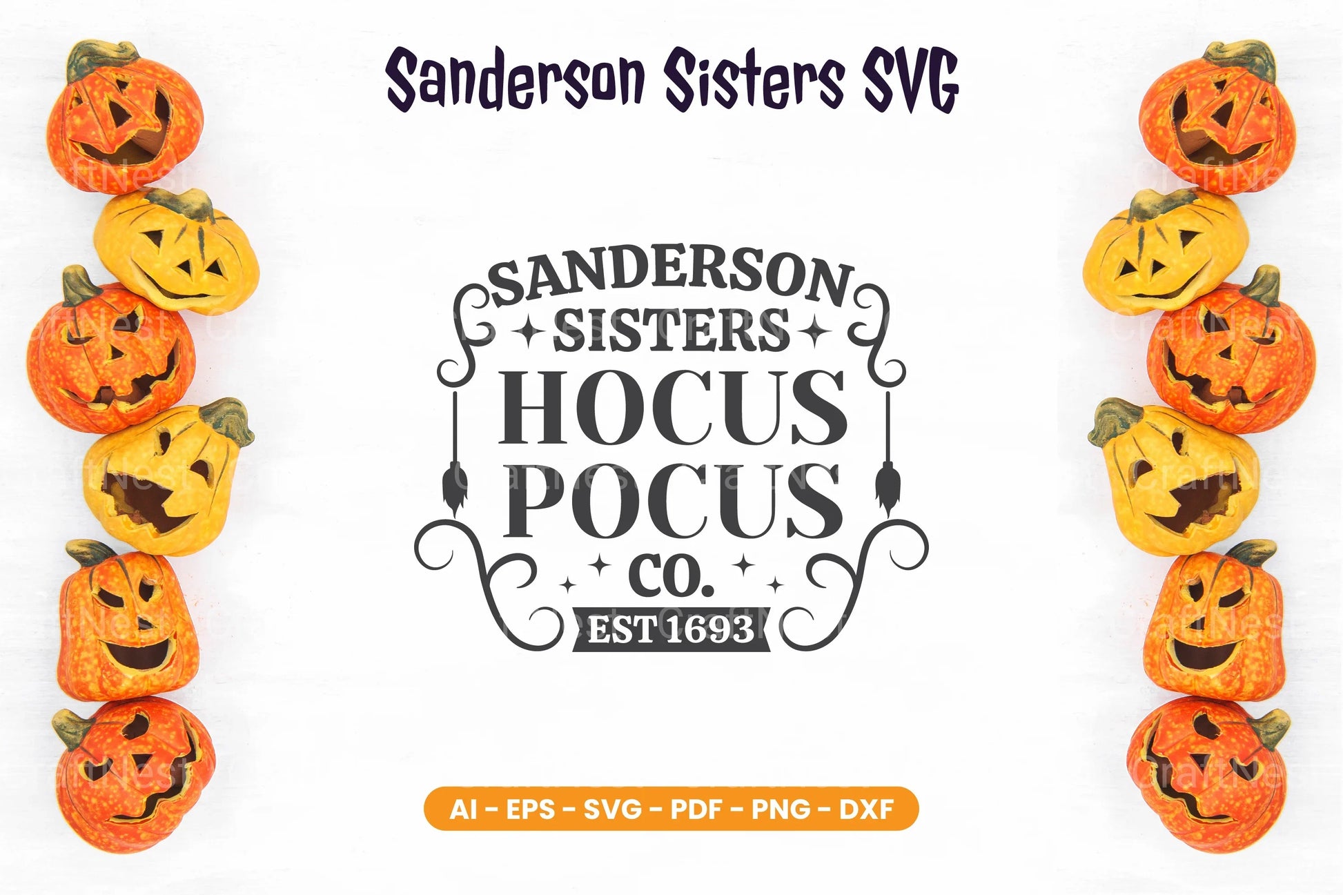 Sanderson Sisters Halloween SVG Bundle - CraftNest - Digital Crafting and Art
