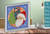 Santa Claus 3D Shadow Box SVG Bundle