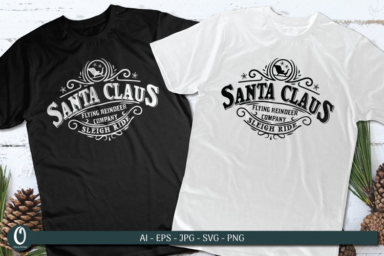 Santa Claus Sleigh Ride SVG Bundle - CraftNest - Digital Crafting and Art