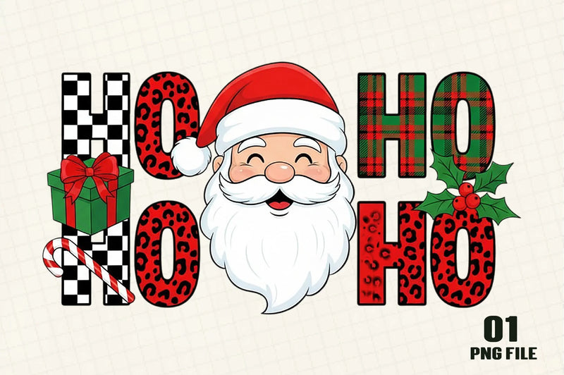 Santa Ho Ho Ho Clipart Bundle - CraftNest - Digital Crafting and Art