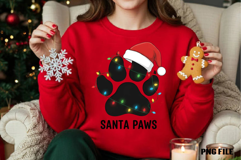 Santa Paws Christmas Clipart Bundle - CraftNest - Digital Crafting and Art
