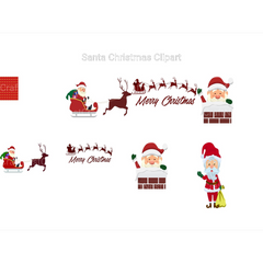 Santa Christmas SVG - CraftNest - Digital Crafting and Art
