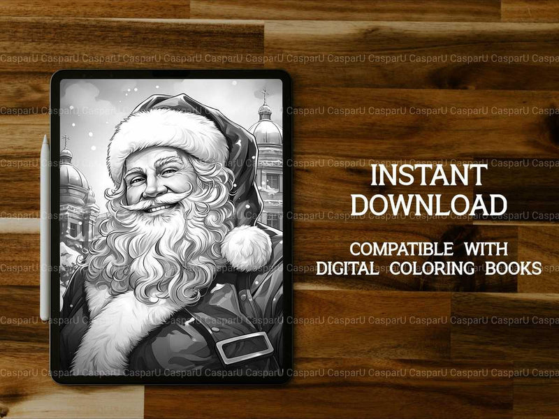 Santa Claus Coloring Books - CraftNest