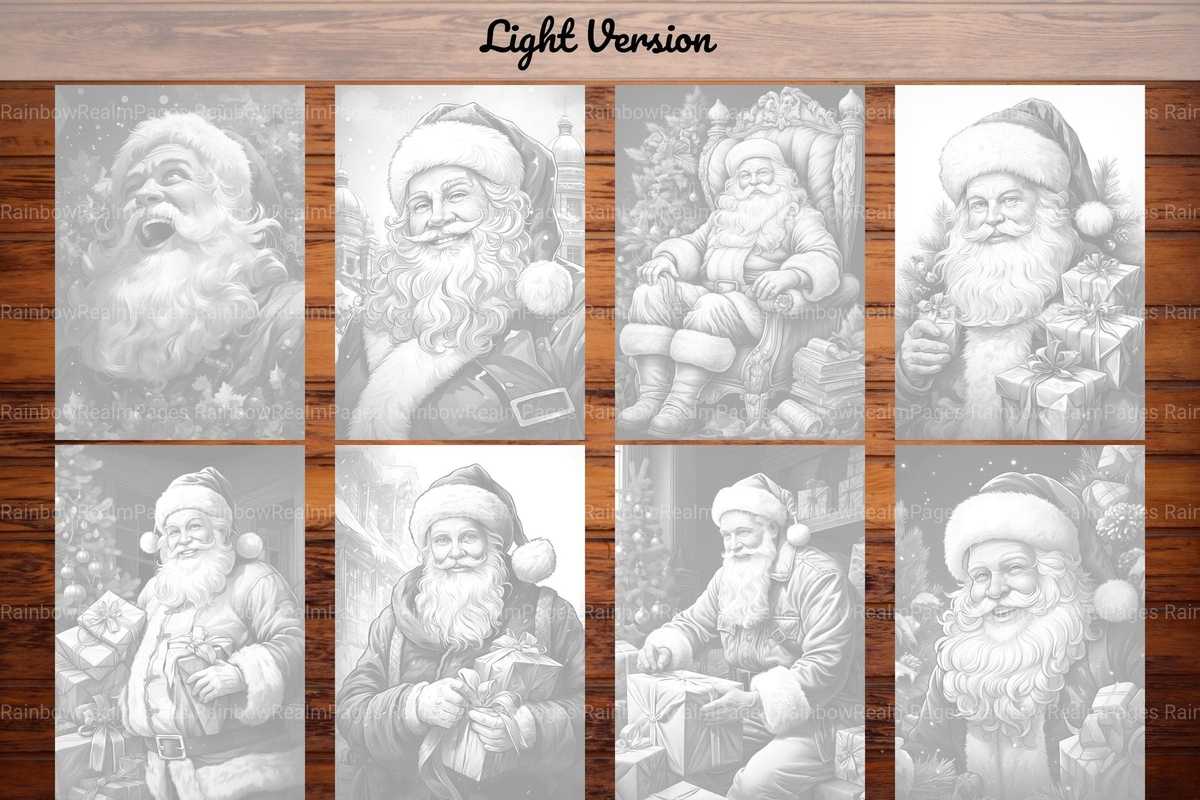 Santa Claus Coloring Books - CraftNest