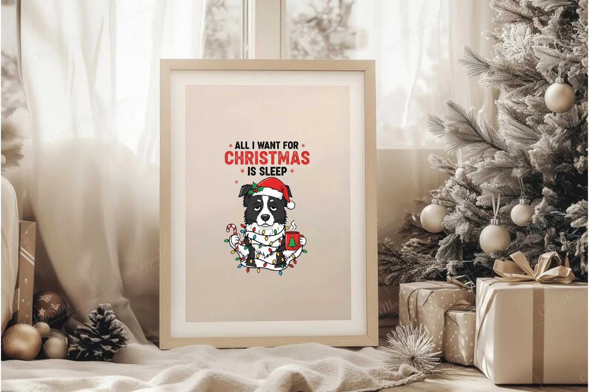 Sarcastic Christmas Funny Dog Coffee Clipart Bundle - CraftNest - Digital Crafting and Art