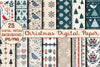 Scandinavian Christmas Digital Paper Collection