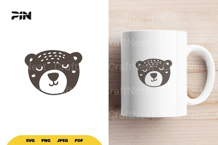 Scandinavian Doodle Bear SVG Bundle - CraftNest - Digital Crafting and Art