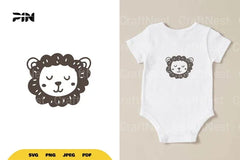 Scandinavian Doodle Lion SVG Bundle - CraftNest - Digital Crafting and Art