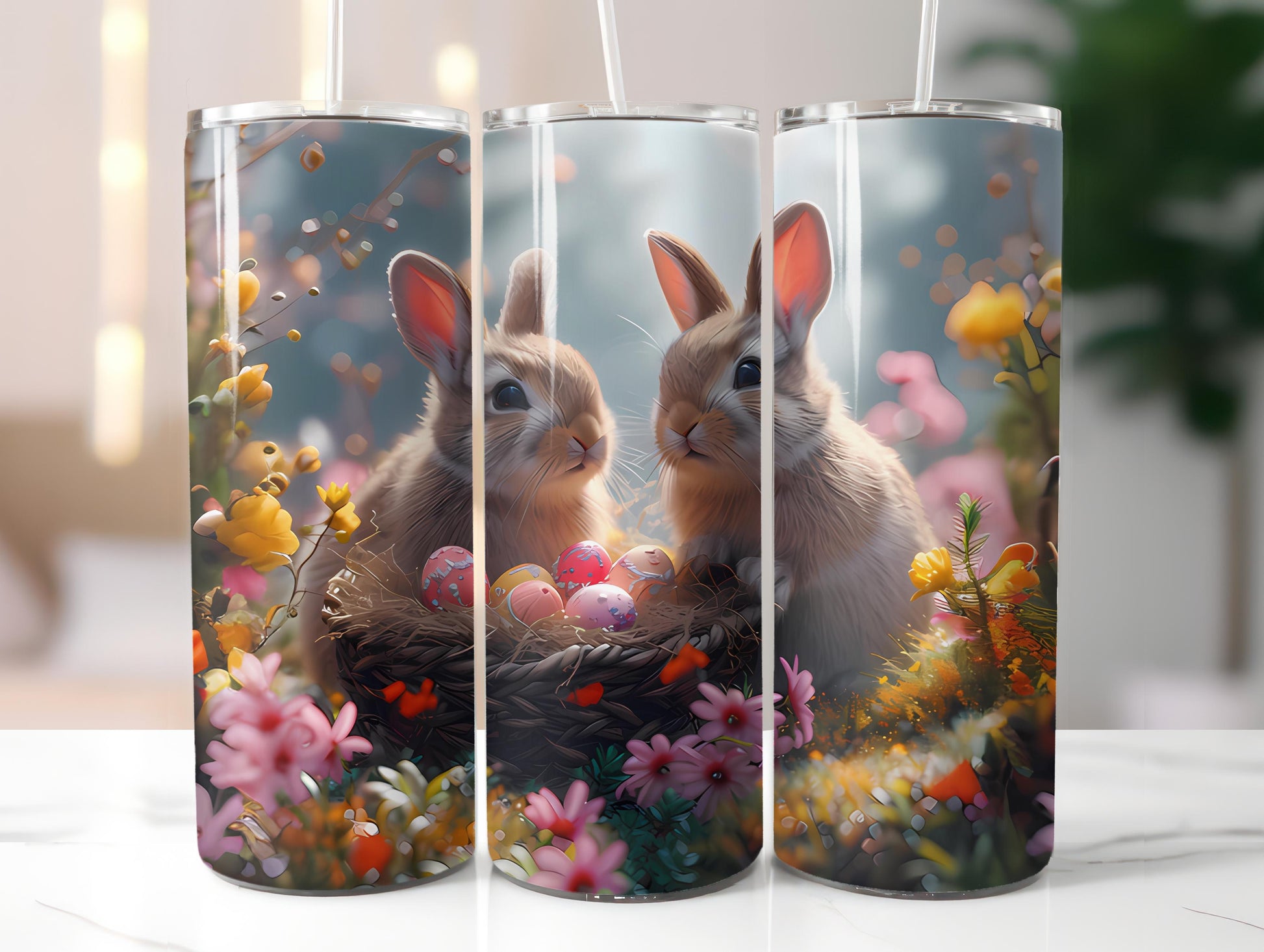 Scandinavian Easter 2 Tumbler Wrap - CraftNest