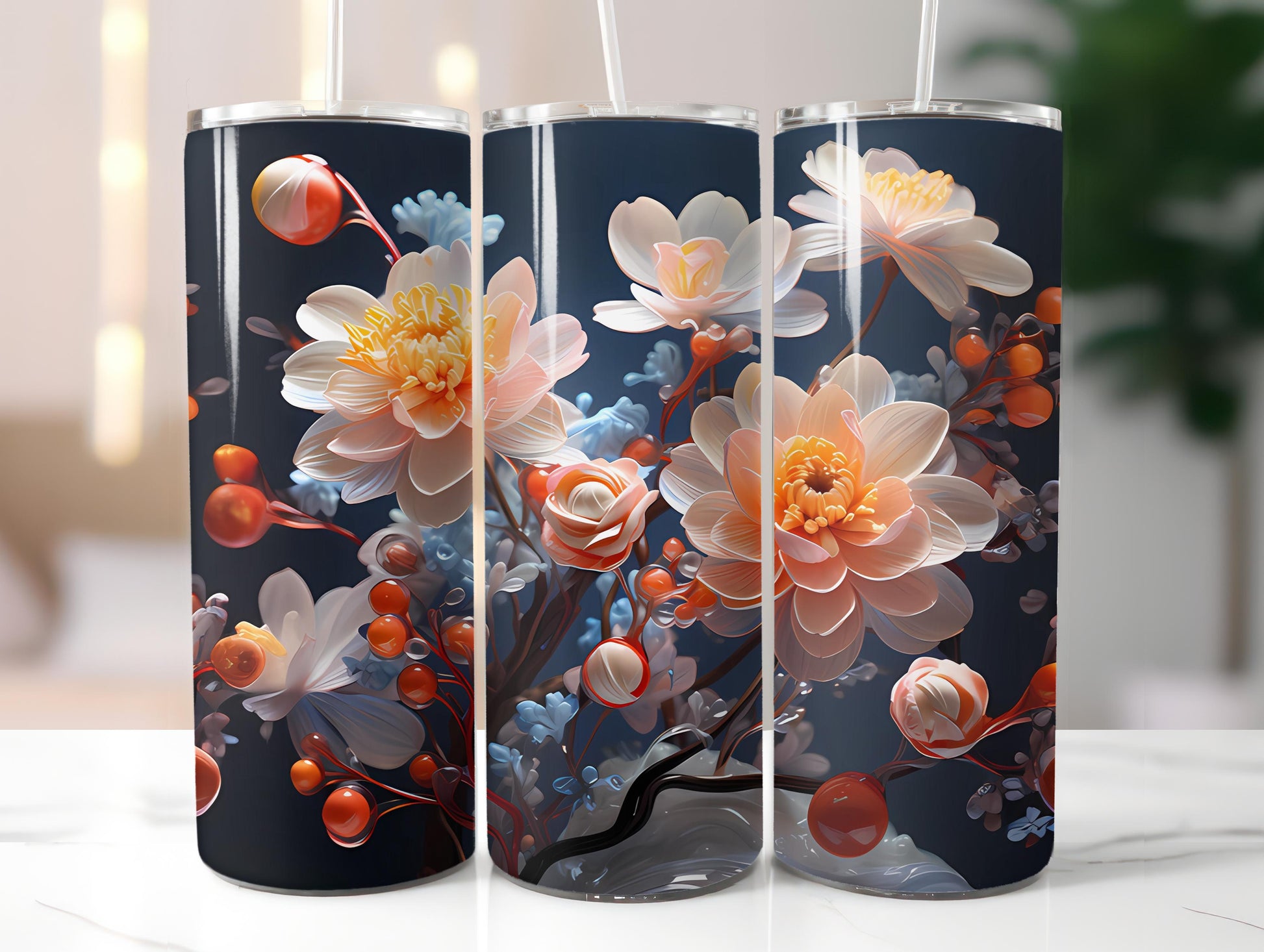 Scandinavian Spring 2 Tumbler Wrap - CraftNest