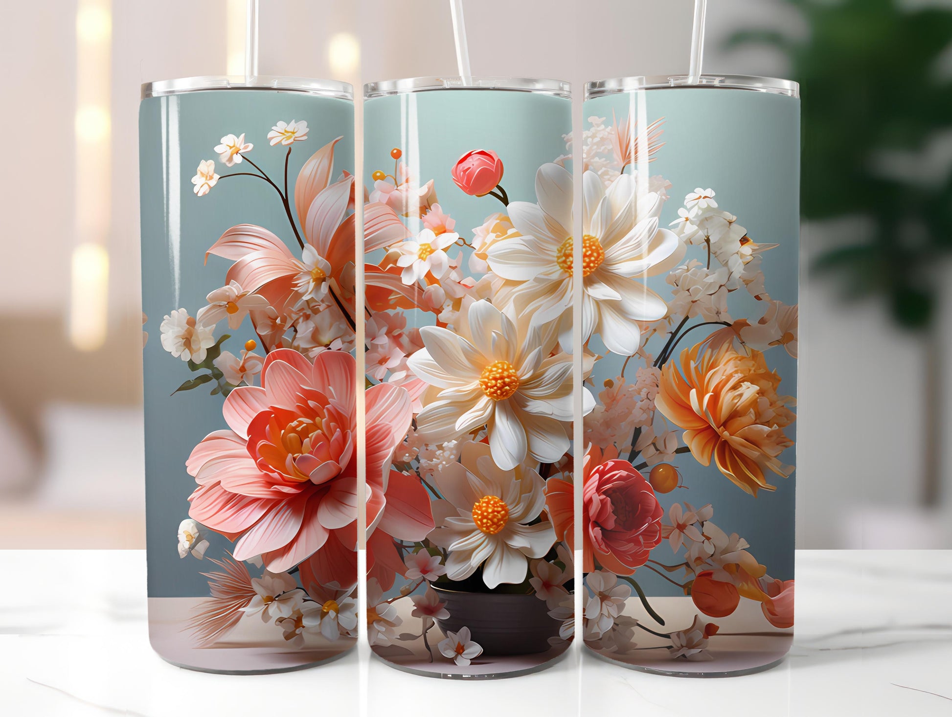 Scandinavian Spring 1 Tumbler Wrap - CraftNest