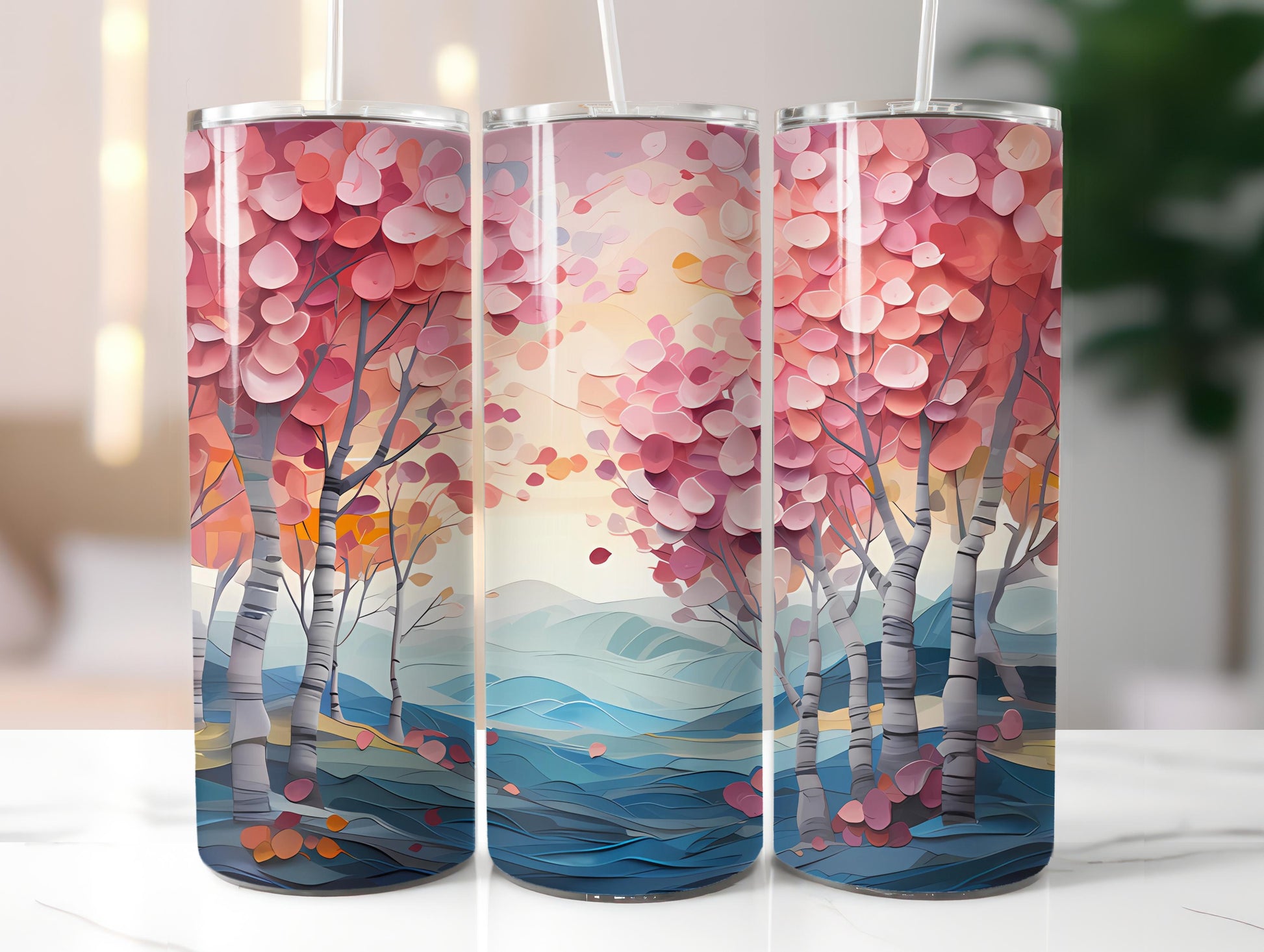 Scandinavian Spring 2 Tumbler Wrap - CraftNest