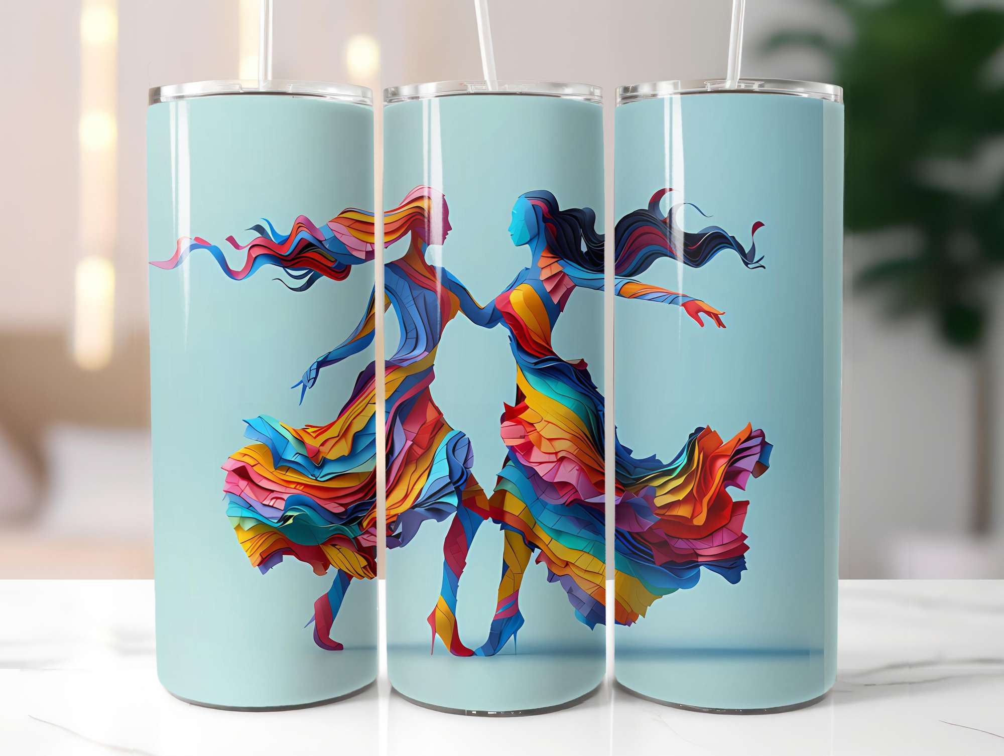 Scandinavian Summer 1 Tumbler Wrap - CraftNest - Digital Crafting and Art