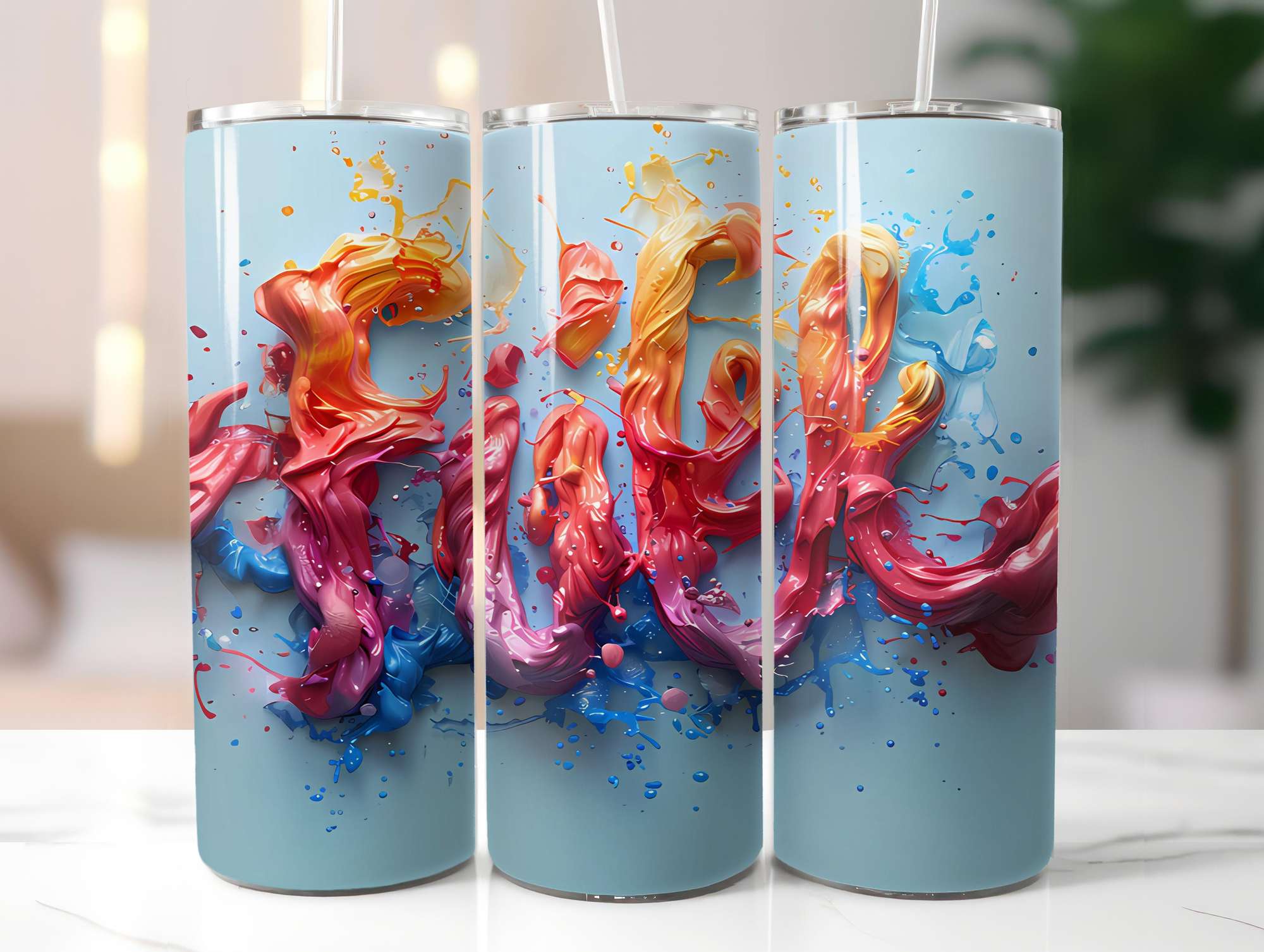 Scandinavian Summer 1 Tumbler Wrap - CraftNest - Digital Crafting and Art