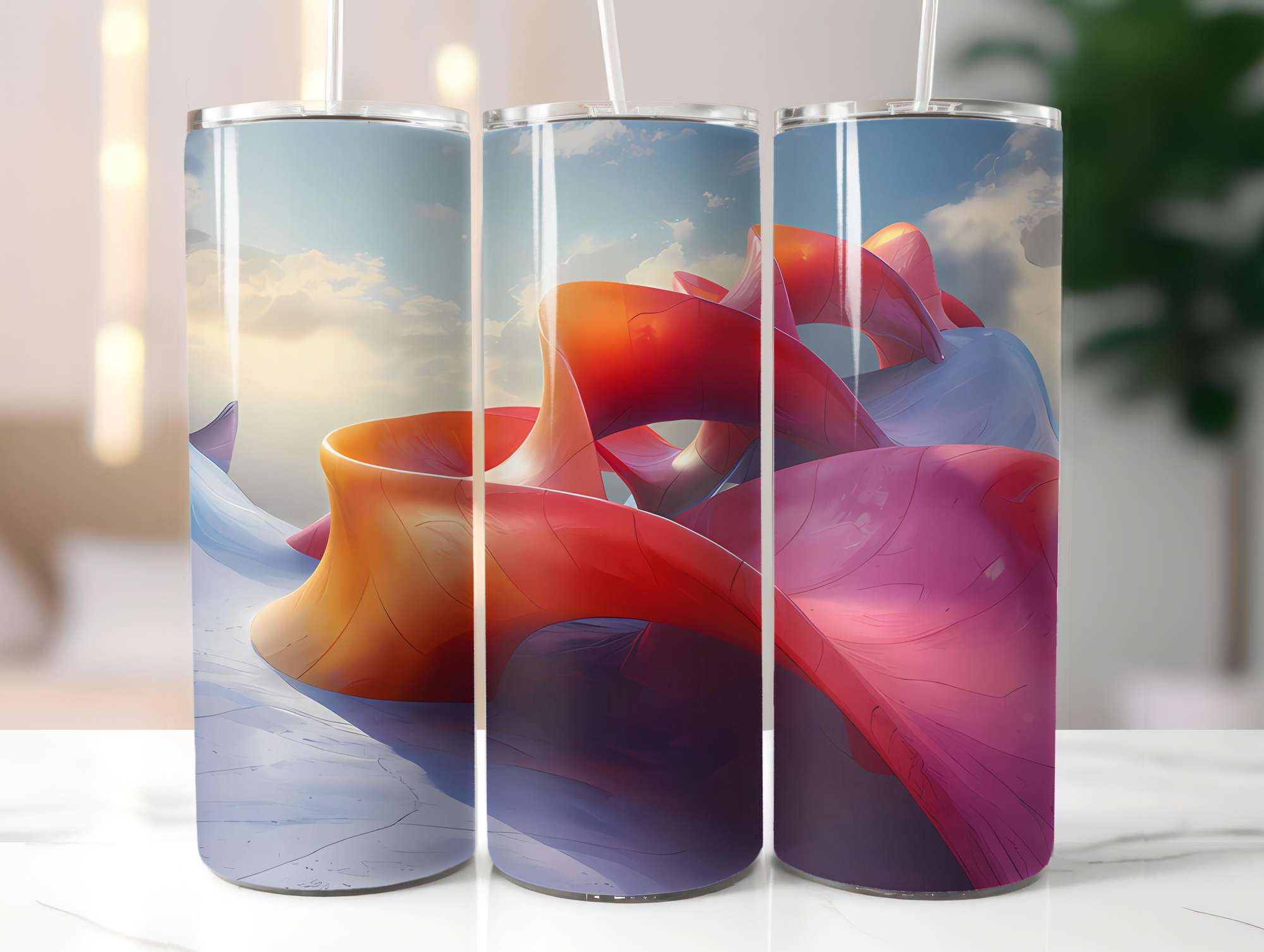 Scandinavian Summer 5 Tumbler Wrap - CraftNest - Digital Crafting and Art