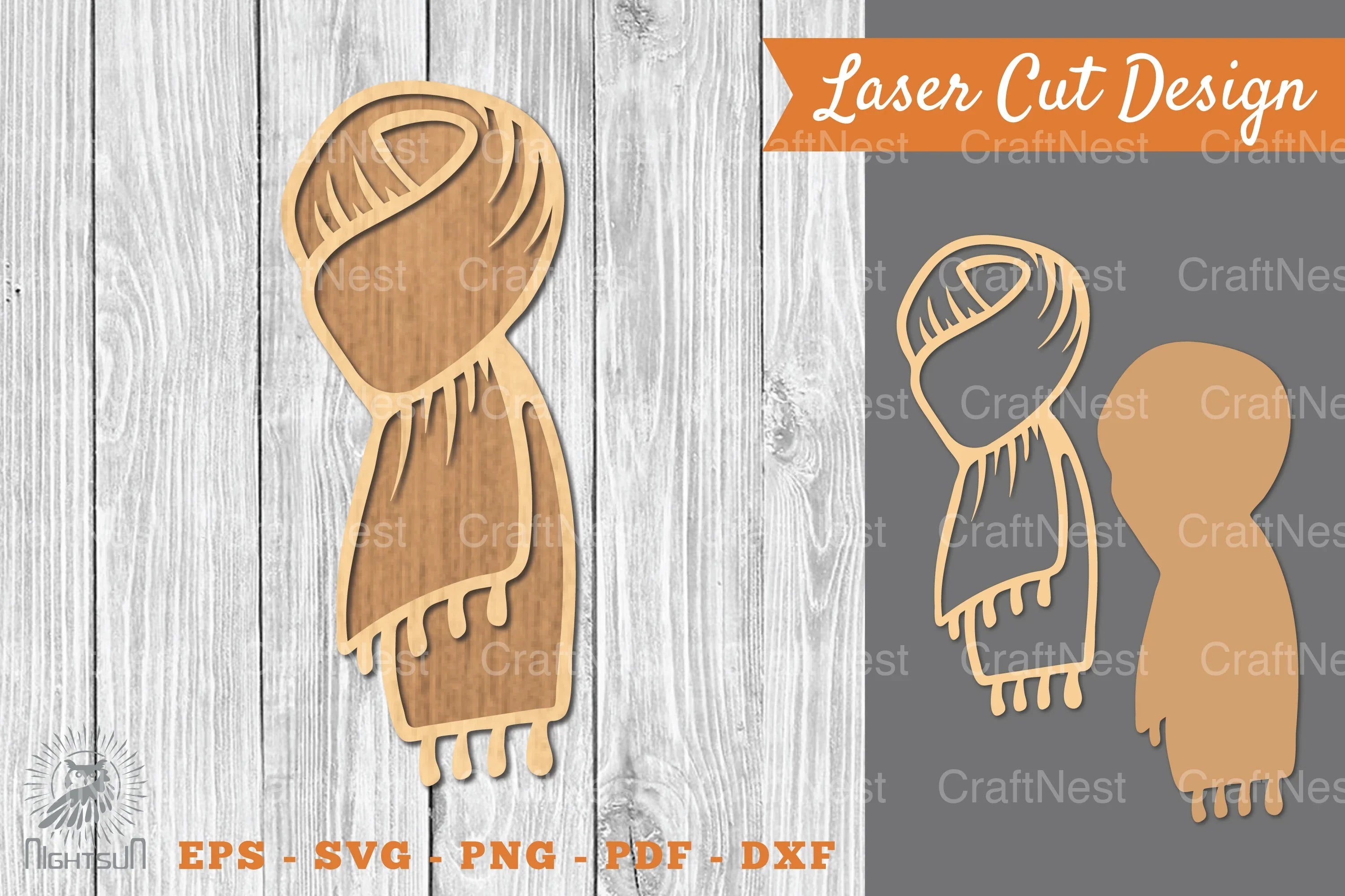 Scarf Laser Cut Decoration Clipart Bundle - CraftNest - Digital Crafting and Art