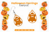 Scary Halloween Earrings Laser Cut SVG Bundle