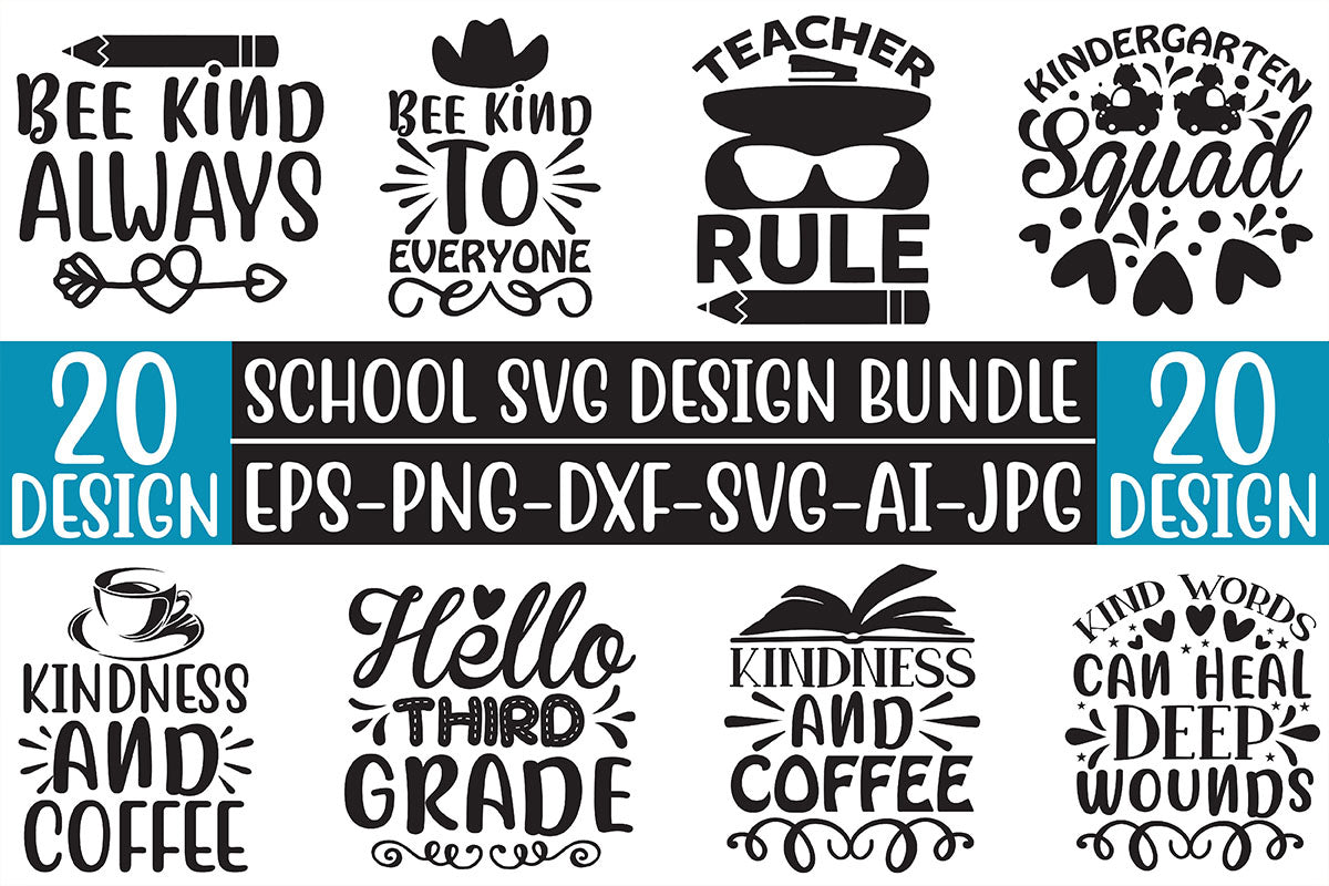 School SVG Bundle 9 - CraftNest - Digital Crafting and Art