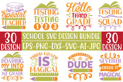 School SVG Bundle 10 - CraftNest - Digital Crafting and Art