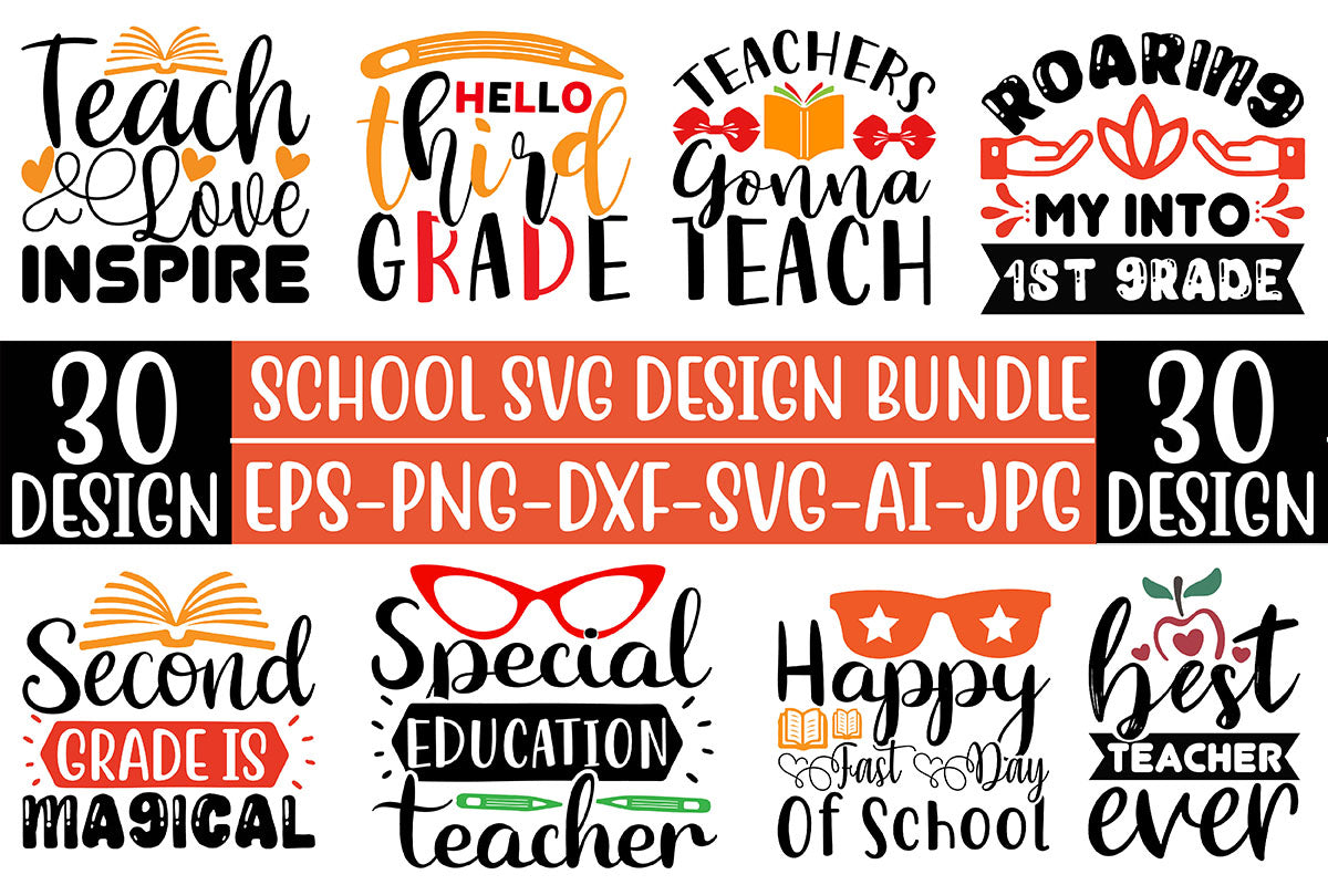 Teacher SVG Bundle 2 - CraftNest - Digital Crafting and Art