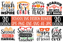 Teacher SVG Bundle 2 - CraftNest - Digital Crafting and Art