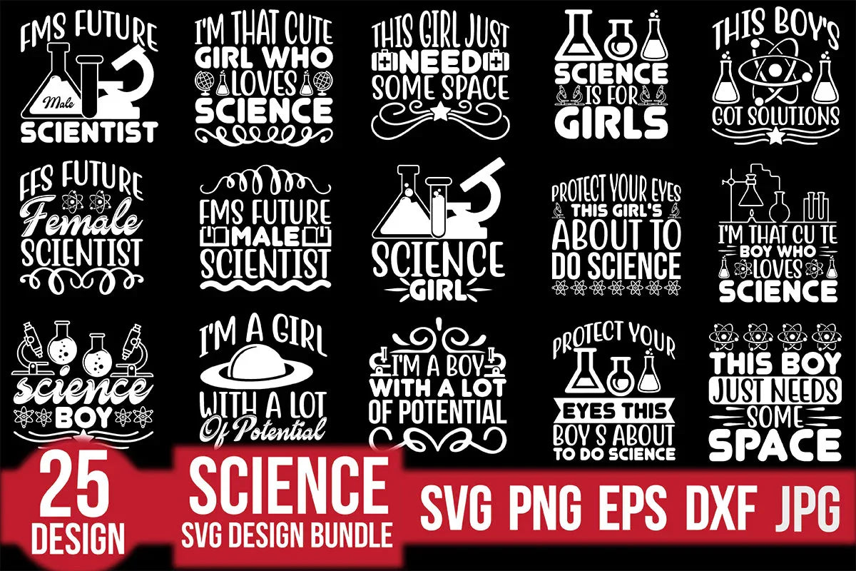 Am Science Element Svg Science SVG Bundle