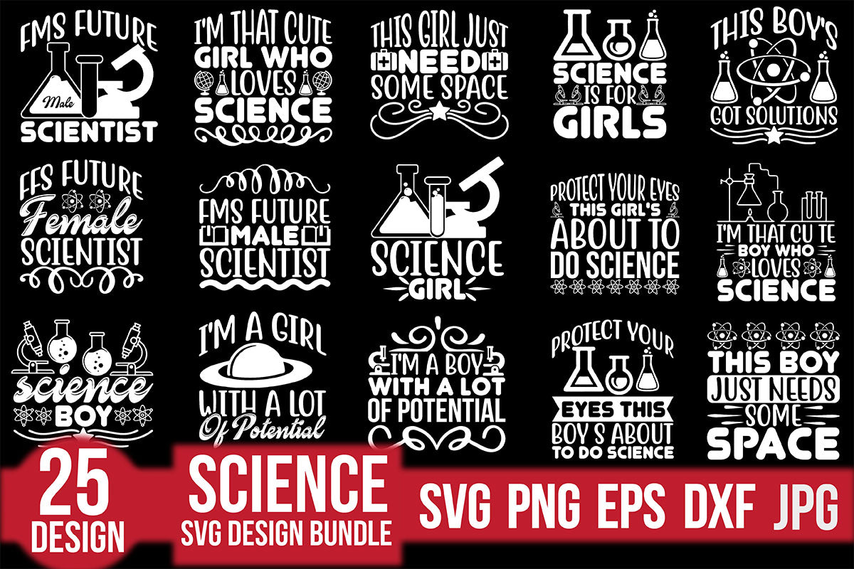 Science SVG Bundle 3 - CraftNest - Digital Crafting and Art