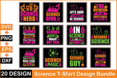 Science T Shirt Bundle 2 - CraftNest - Digital Crafting and Art
