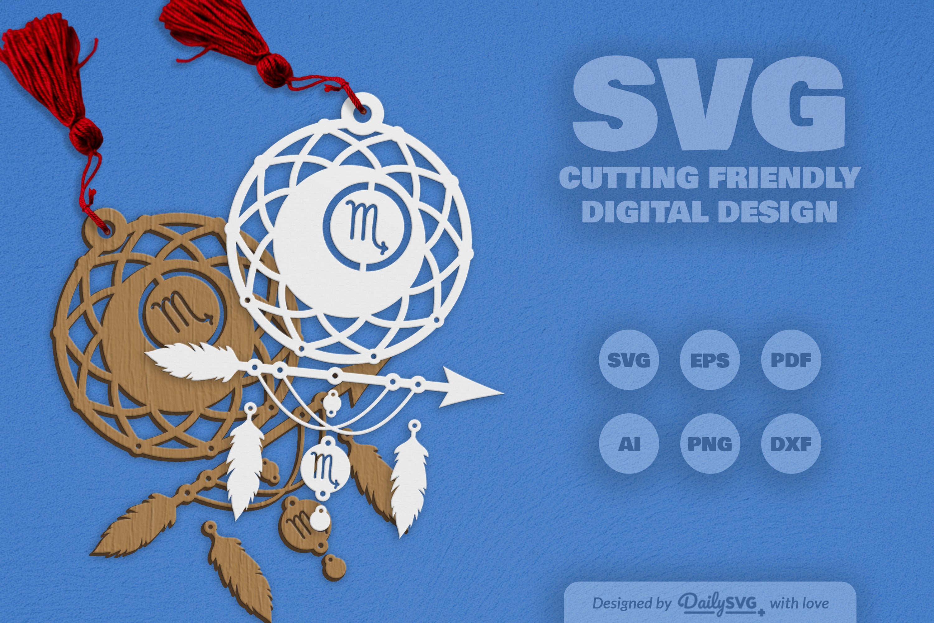 Scorpio Dream Catcher Set SVG Bundle 2
