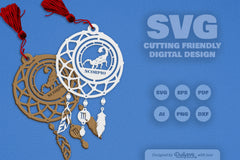 Scorpio Dream Catcher Laser Cut Clipart Set - CraftNest - Digital Crafting and Art