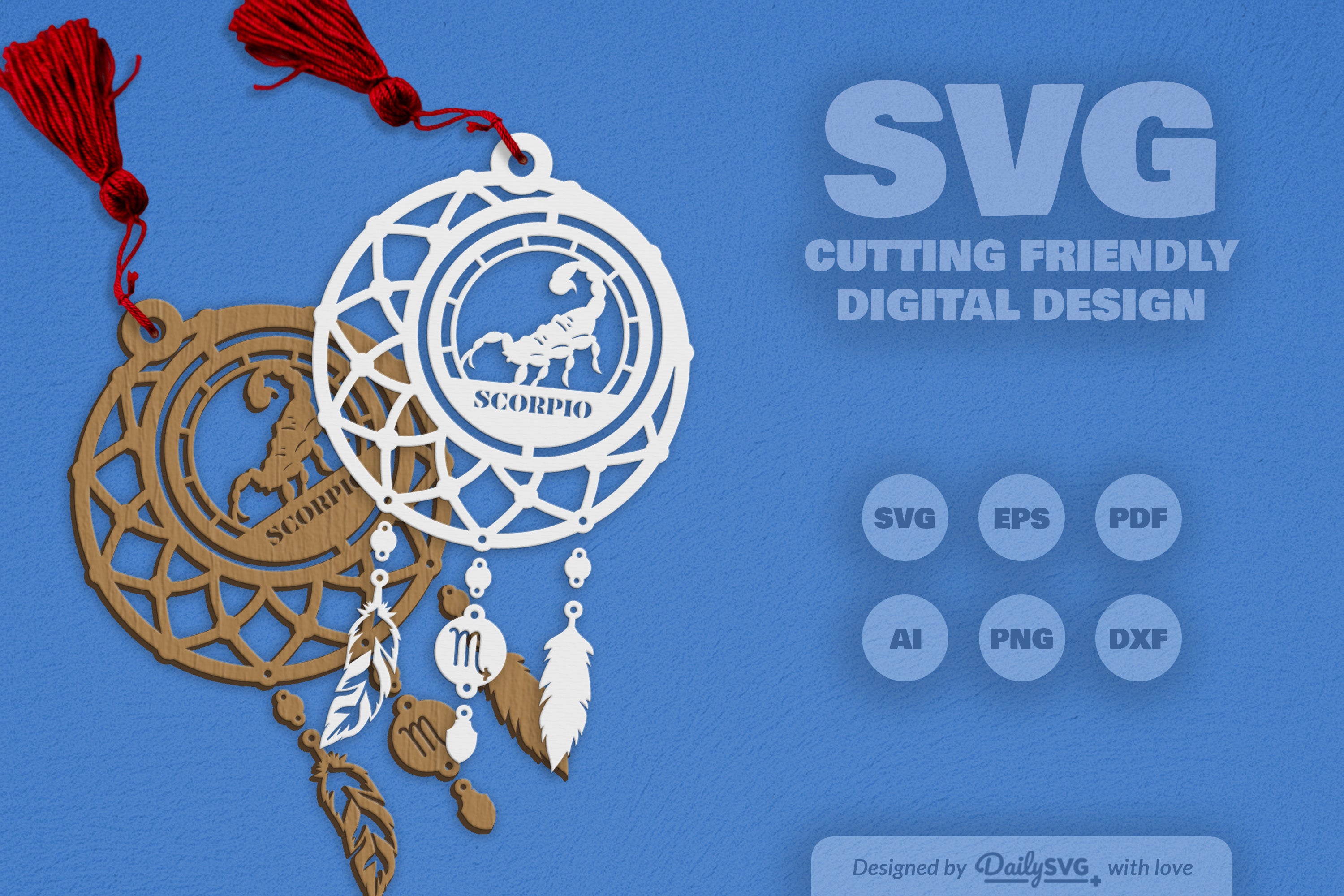 Scorpio Dream Catcher Set SVG Bundle 6