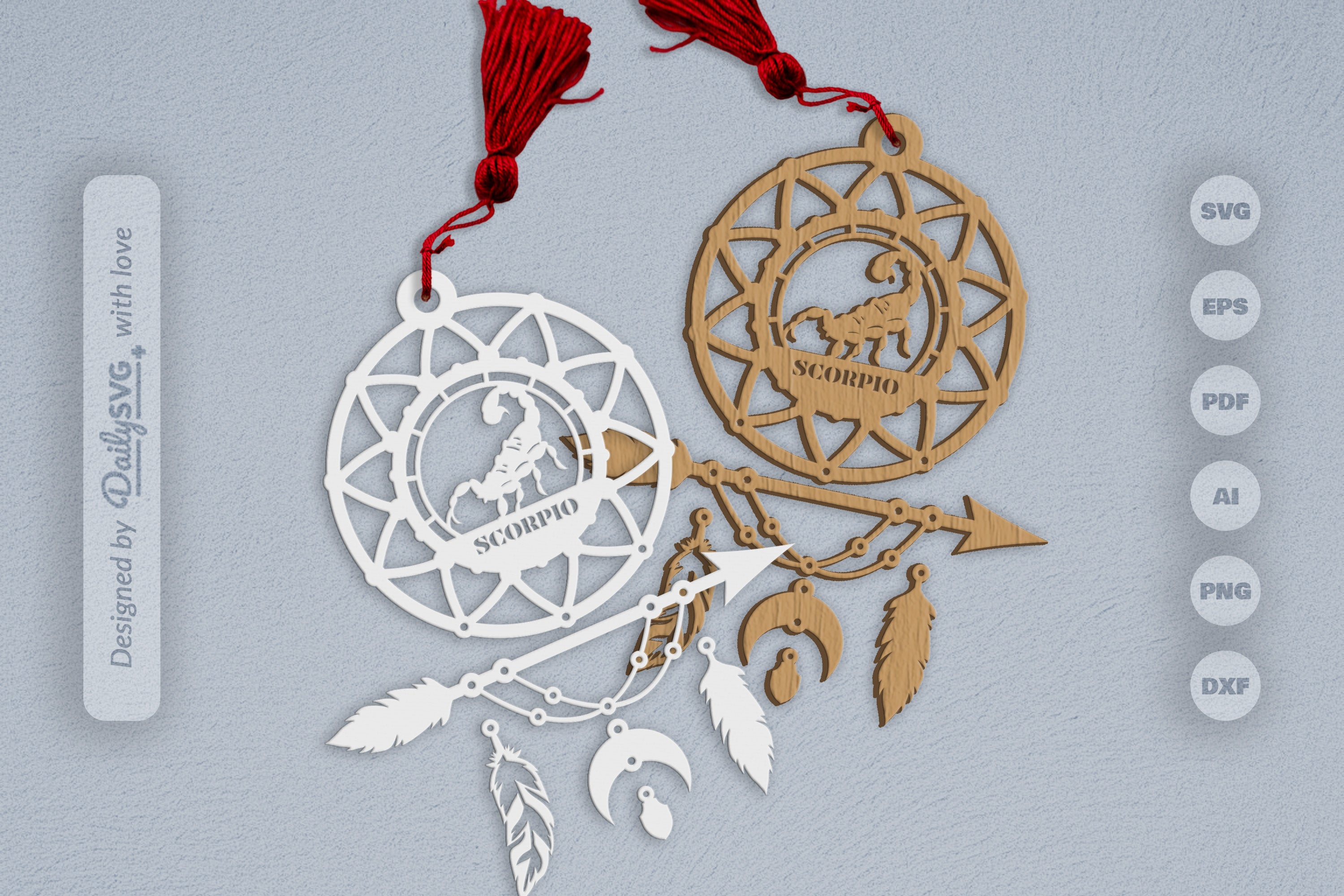 Scorpio Dream Catcher Set SVG Bundle 8