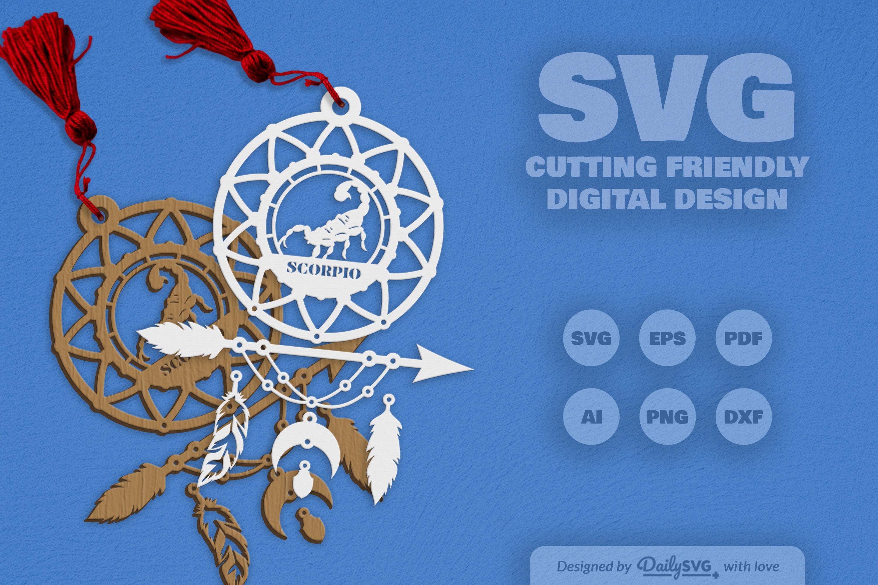 Scorpio Dream Catcher Set SVG Bundle 8