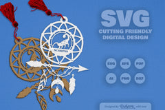 Scorpio Dream Catcher Laser Cut Clipart Set - CraftNest - Digital Crafting and Art
