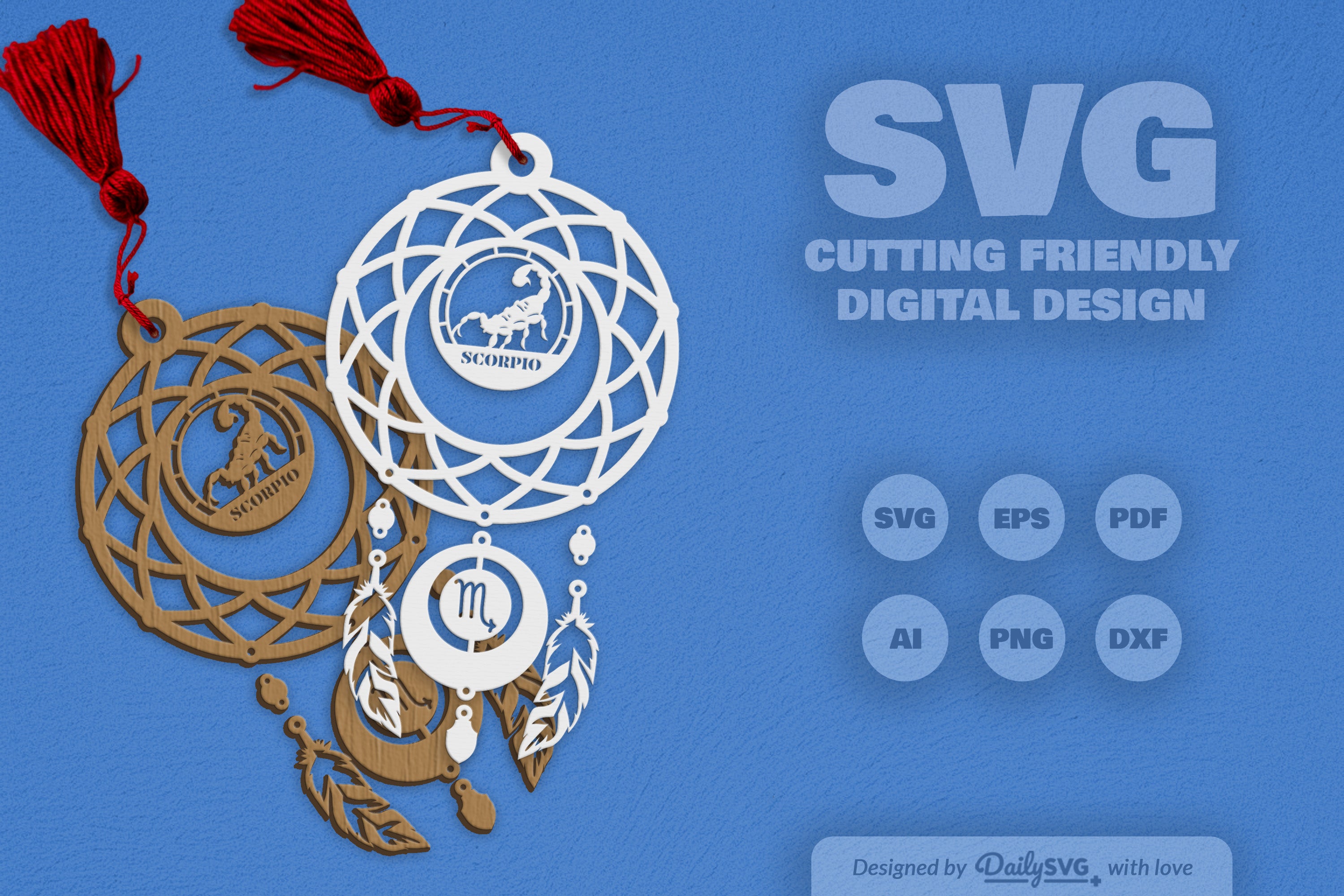 Scorpio Dream Catcher Set SVG Bundle 7