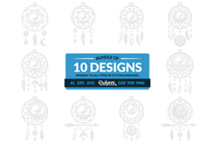 Scorpio Dream Catcher Laser Cut Clipart Set - CraftNest - Digital Crafting and Art