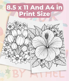 Wildflower Mandala Coloring Book Bundle - CraftNest - Digital Crafting and Art