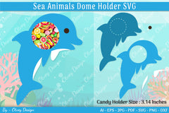 Sea Animal Candy Dome SVG Bundle 2 - CraftNest - Digital Crafting and Art