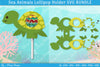 Sea Animal Lollipop Holder SVG Bundle