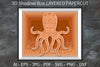 Sea Octopus Mandala 3D Shadow Box Papercut SVG Bundle