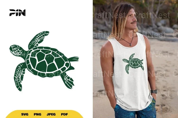 Sea Turtle SVG Bundle - CraftNest - Digital Crafting and Art