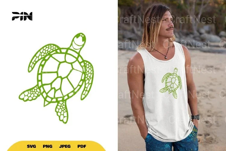 Sea Turtle SVG Bundle - CraftNest - Digital Crafting and Art