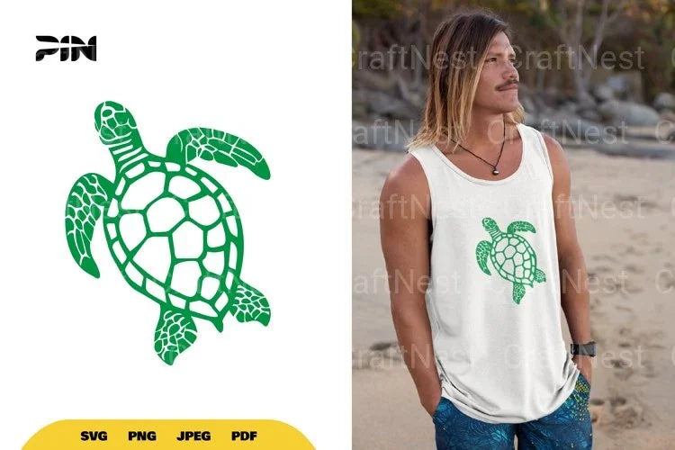 Sea Turtle SVG Bundle - CraftNest - Digital Crafting and Art