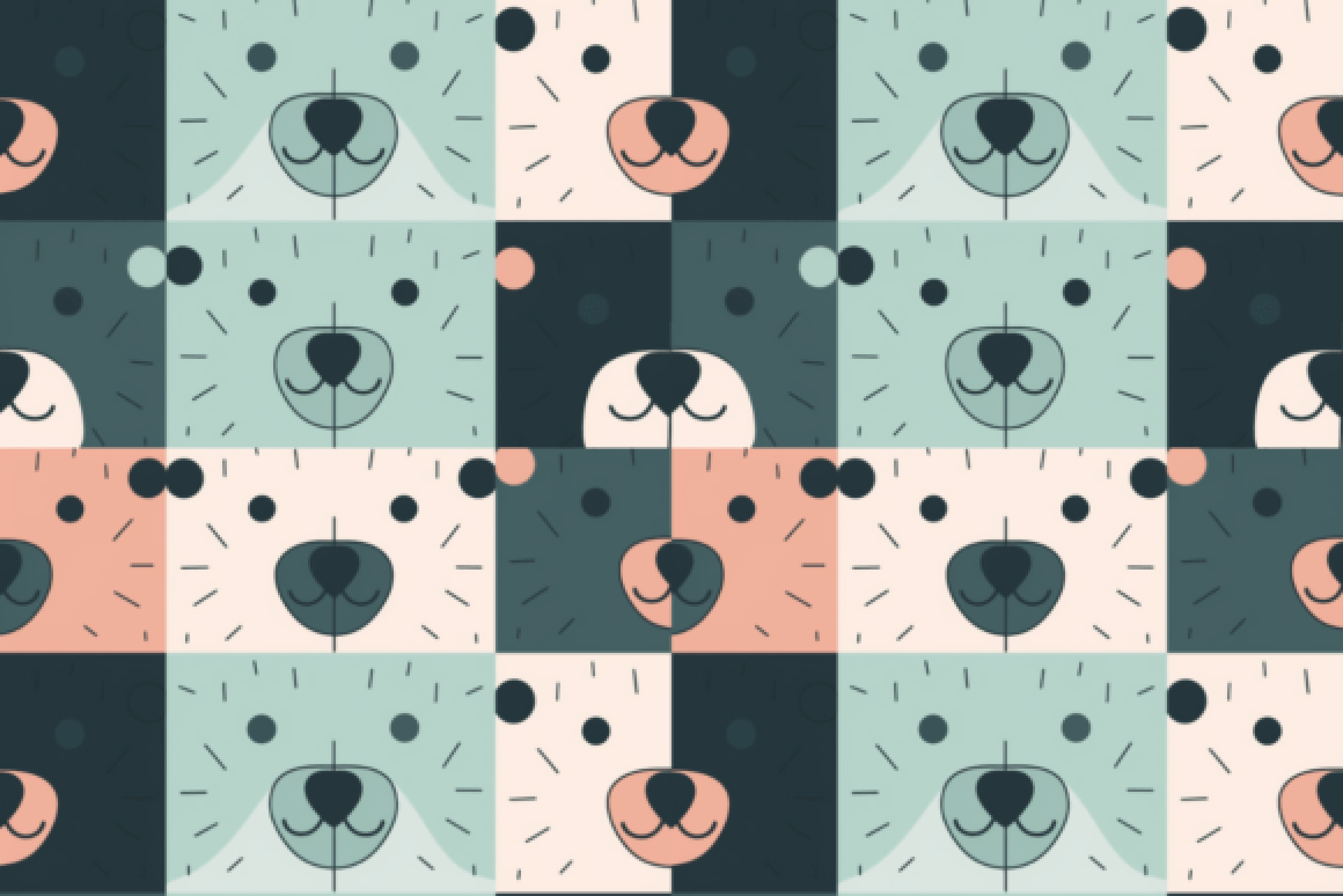 Seamless Bear Digital Paper