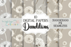 Seamless Dandelion Patterns Collection