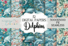 Seamless Dolphins Digital Paper Pack
