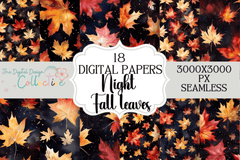 Seamless Fall Leaves Patterns - CraftNest - Digital Crafting and Art