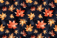 Seamless Fall Leaves Patterns - CraftNest - Digital Crafting and Art