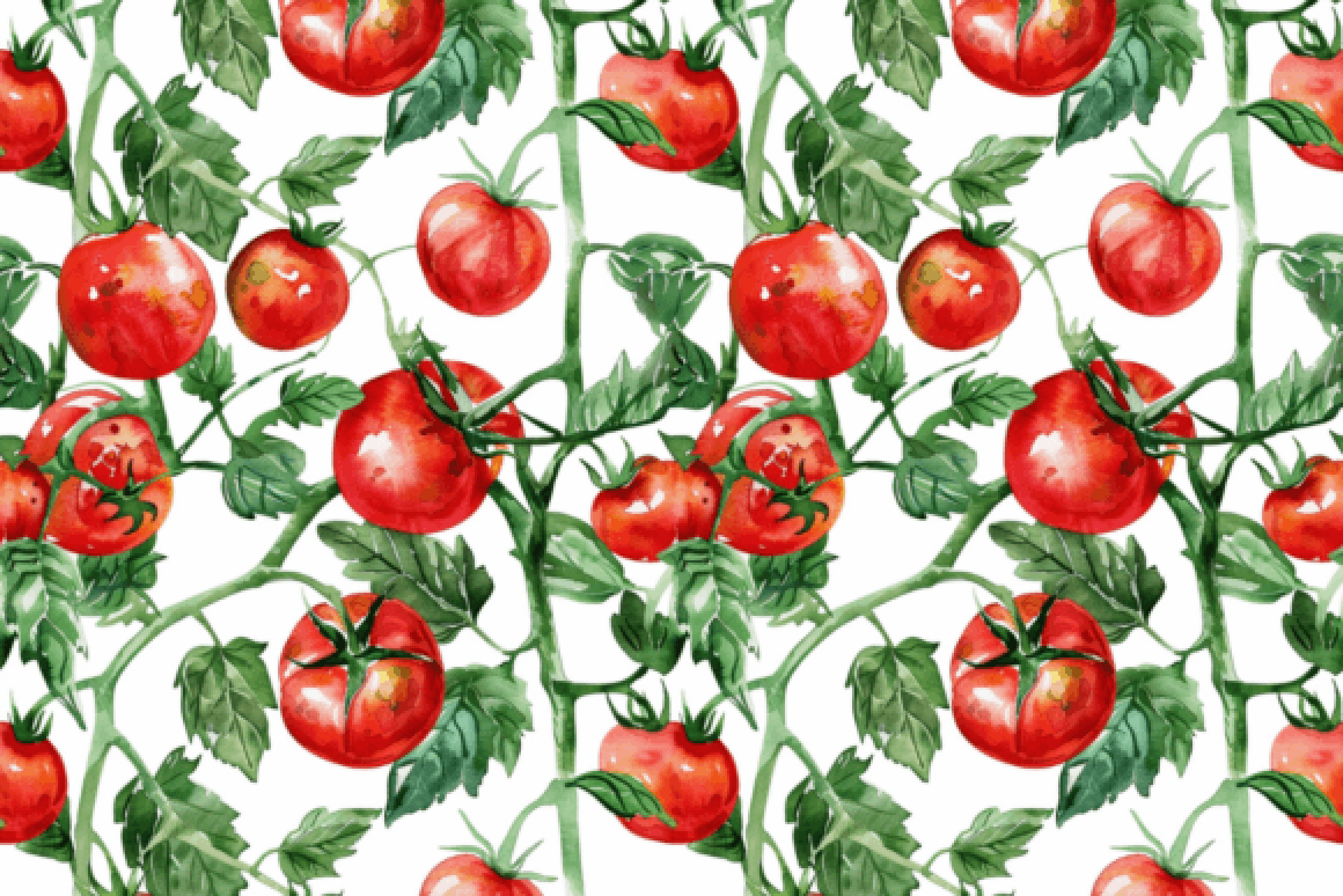 Seamless Garden Vegetable Digital Paper